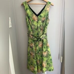 Linea Domani Tropical Print Dress 6P